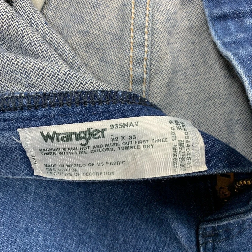 Wrangler Jeans Mens 30x32 Blue Pants 935 Bootcut Western Cowboy Denim Tag 32x33